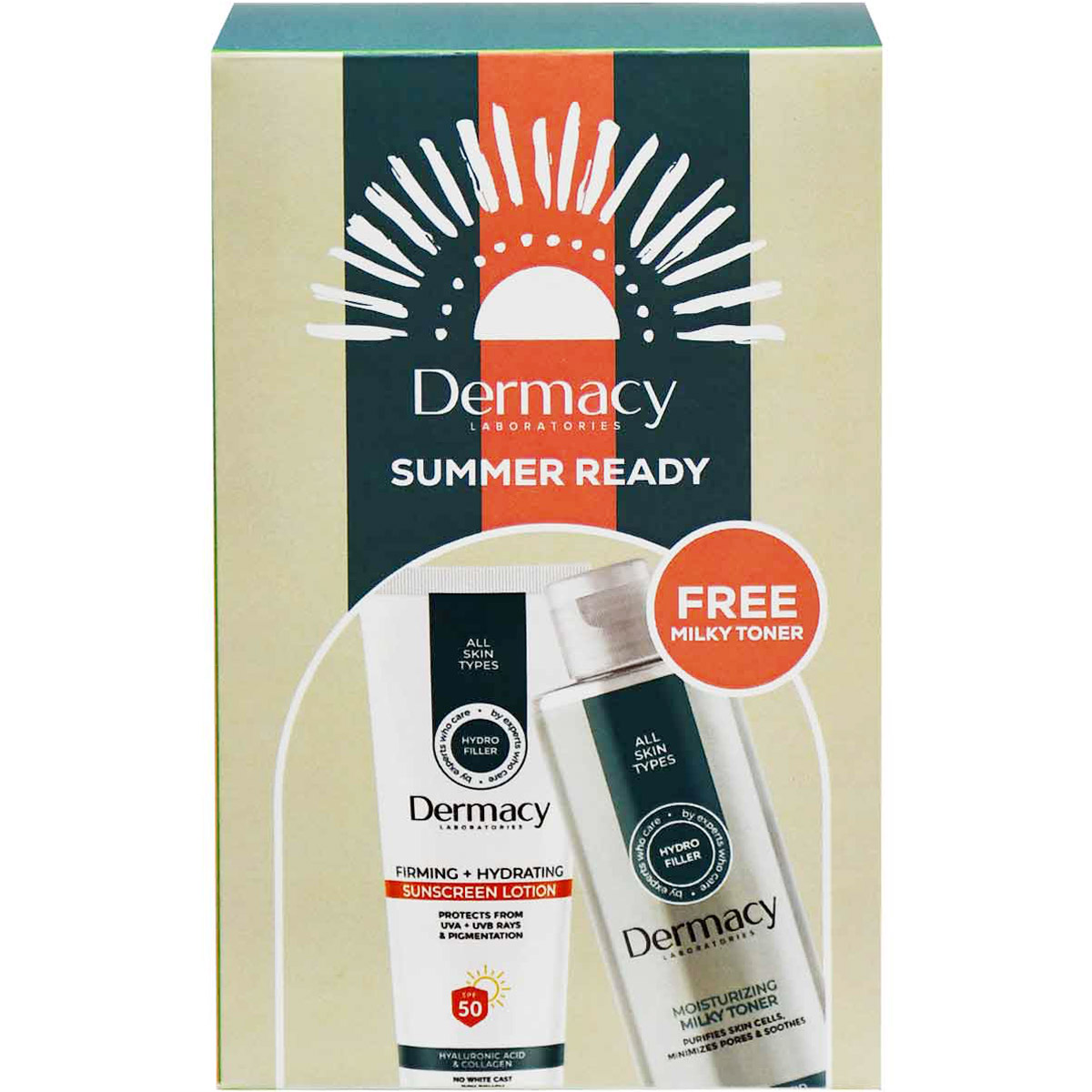 Dermacy (Sunscreen Lotion 50ml + Moisturising Toner 150 ml) (Offer Pack) image number 0