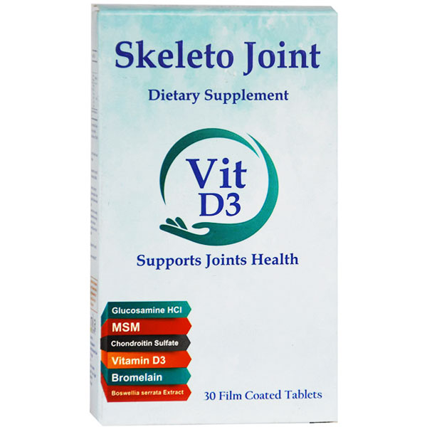 Skeleto Joint Vitamin D3 30 Film Coated Tablets image number 0