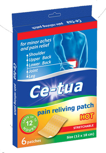 Ce Tua Hot Pain Releif (12X18cm) 6 Patches image number 0