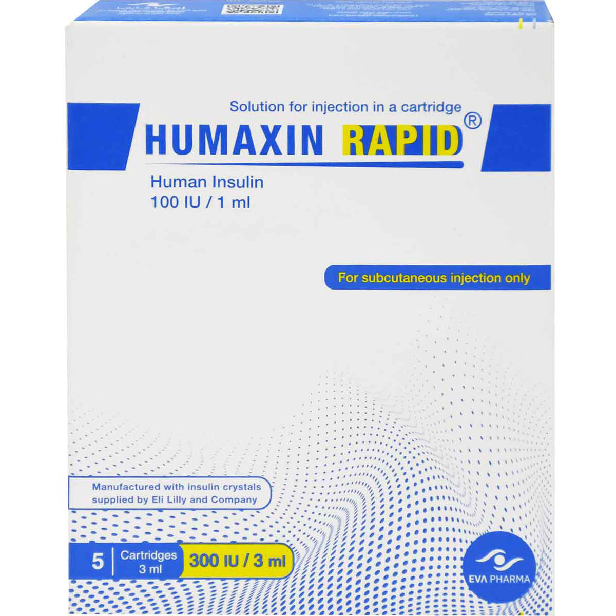 Humaxin Rapid 300 IU/3 ml 5 Cartridges (Refregirated) image number 0