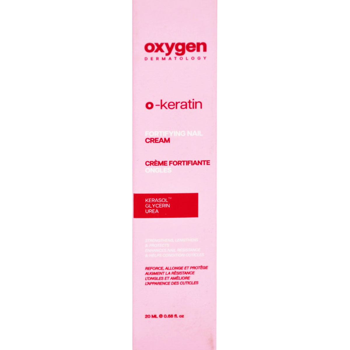 Oxygen O-Keratin Fortifying Nail Cream 20ml image number 0