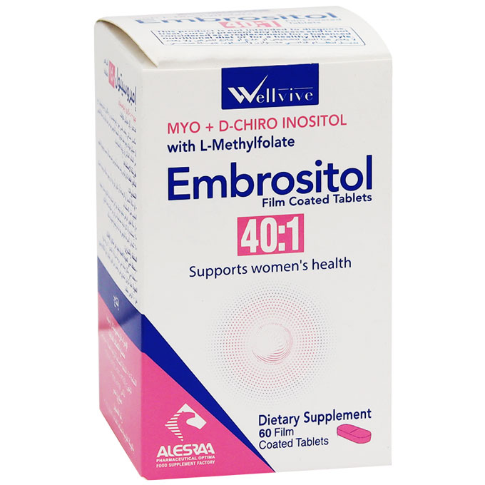 Embrositol (40:1) for Women 60 Film Coated Tablets image number 0
