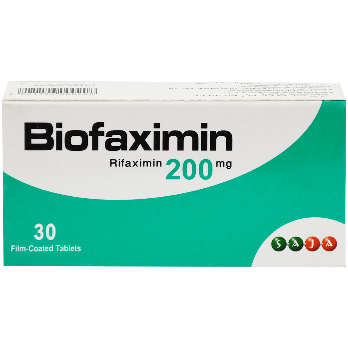 Biofaximin 200 mg 30 Film Coated Tablets image number 0