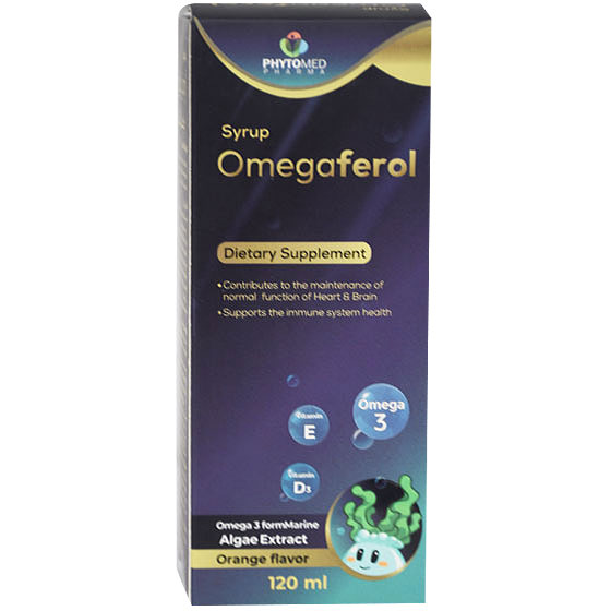Omegaferol Orange Flavor 120ml Syrup image number 0