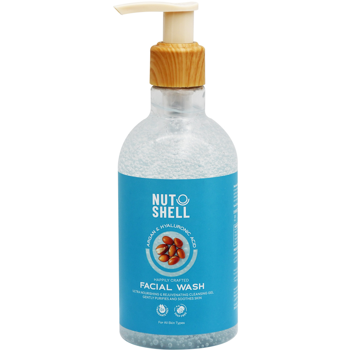 Nut Shell Argan and Hyaluronic Acid Facial Wash 250 ml image number 0