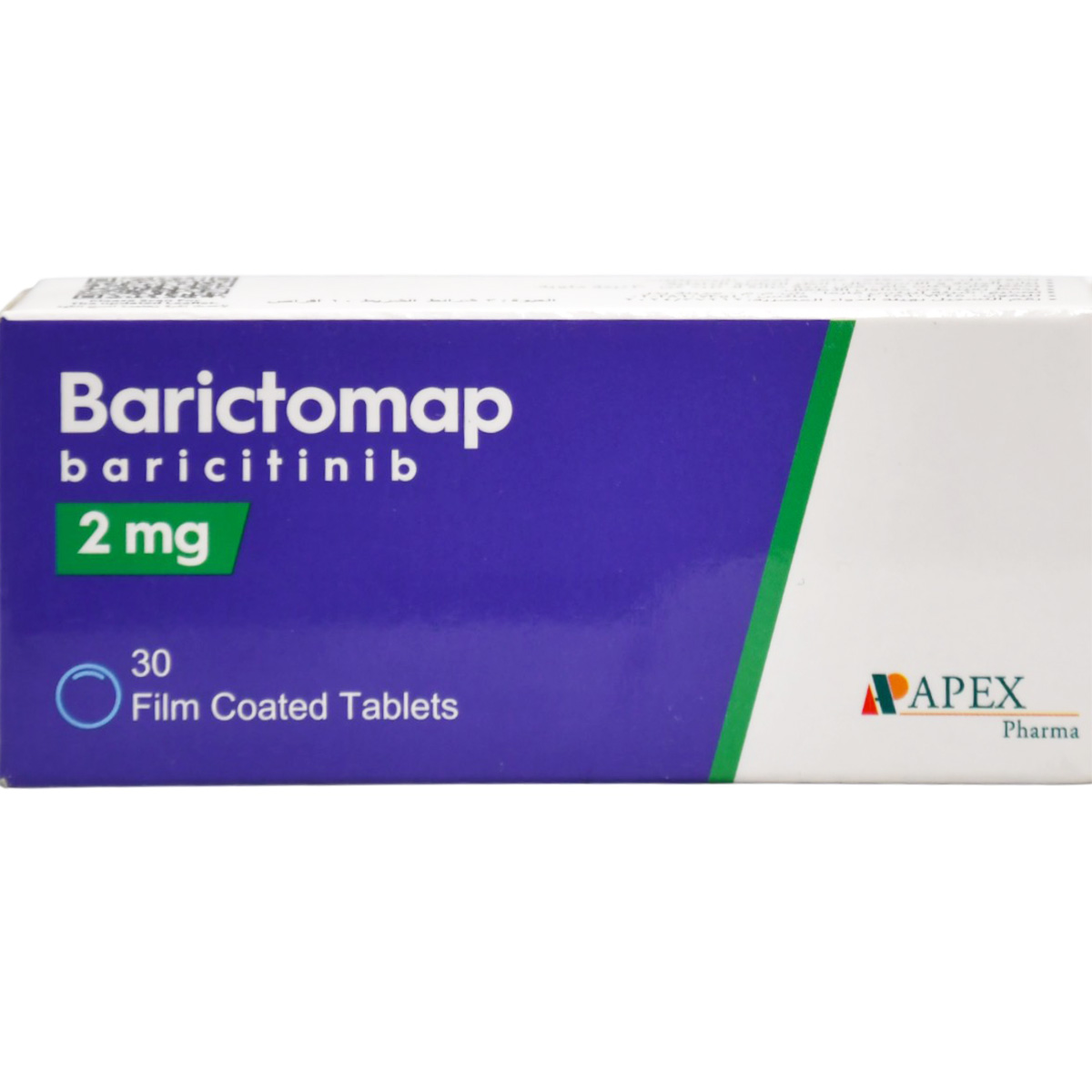 Barictomap 2mg 30 Film Coated Tablets image number 0