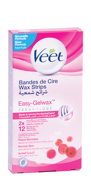 Veet Wax Strips Normal Skin 10/12pcs image number 0