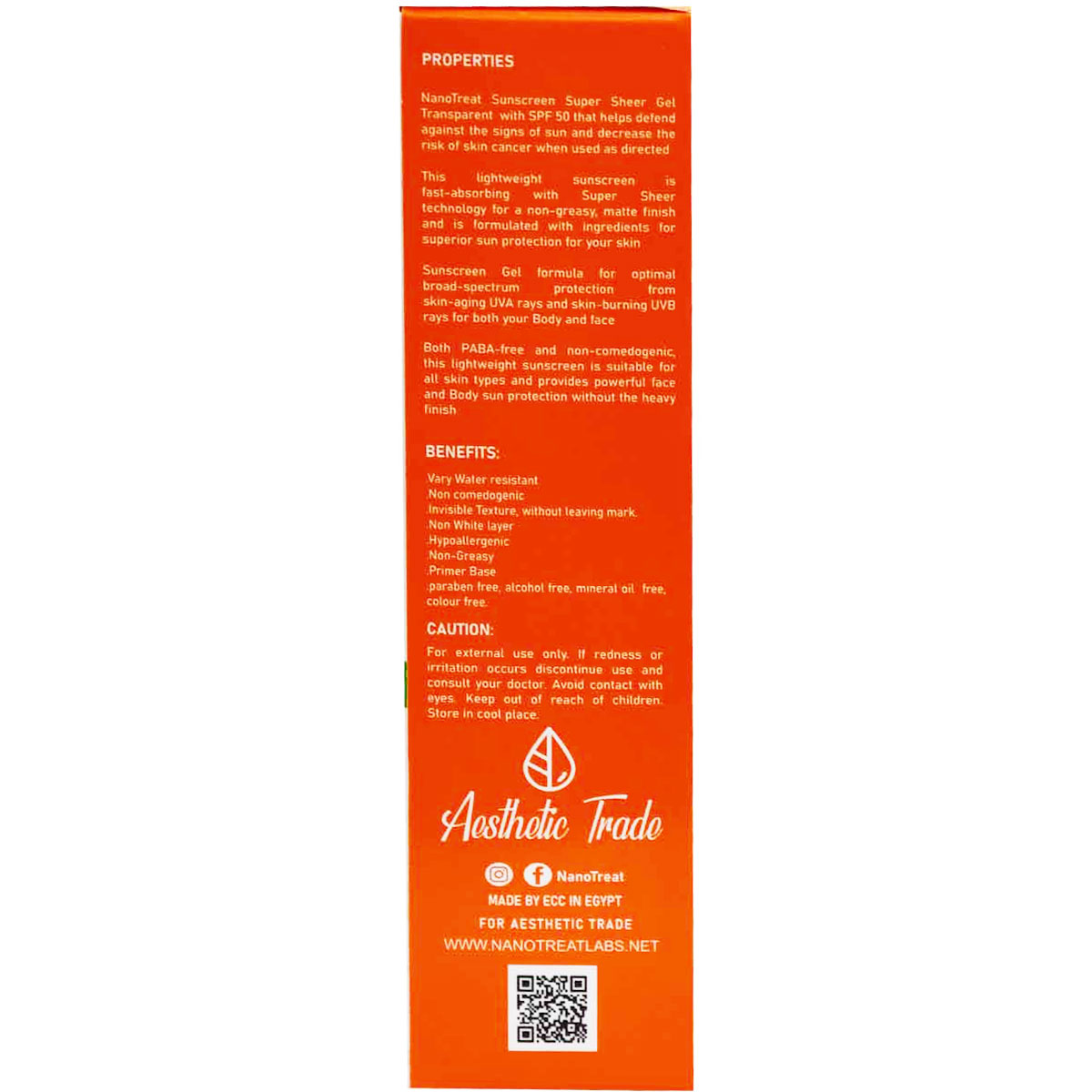 Nano Treat Super Sheer Sunscreen Gel SPF (50+) 2 x 40ml (Offer Pack) image number 1