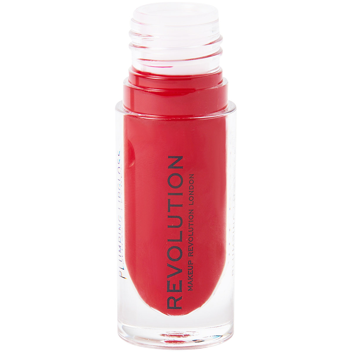 Revolution Pout Bomb Plumping Lip Gloss Juicy Red image number 0