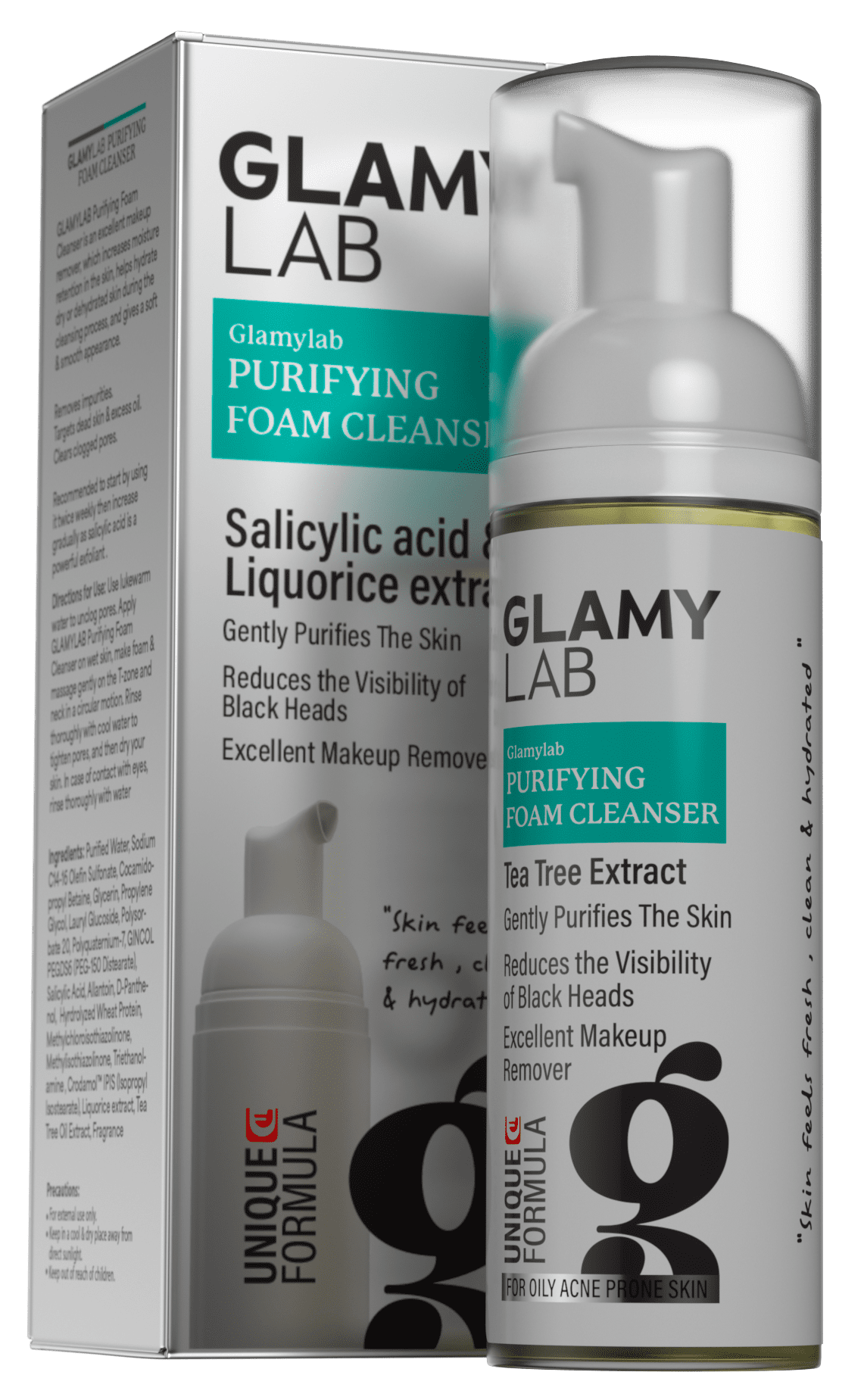 Glamylab Purifying Foam Cleanser 150ml image number 0