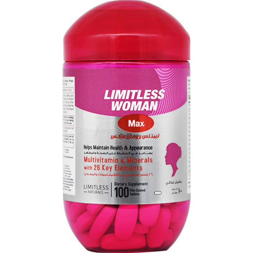 Limitless Woman Max 100 Film Coated Tablets image number 0