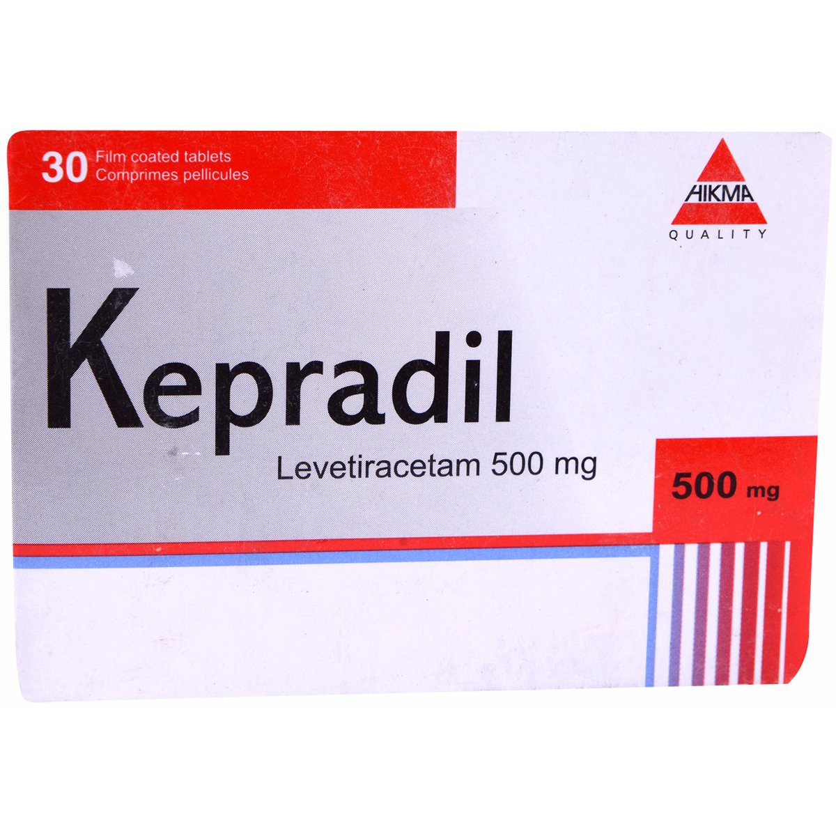 Kepradil 500mg 30 Scored Film Coated Tablets image number 0