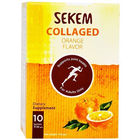 Sekem Collaged Orange 10 Sachets image number 0