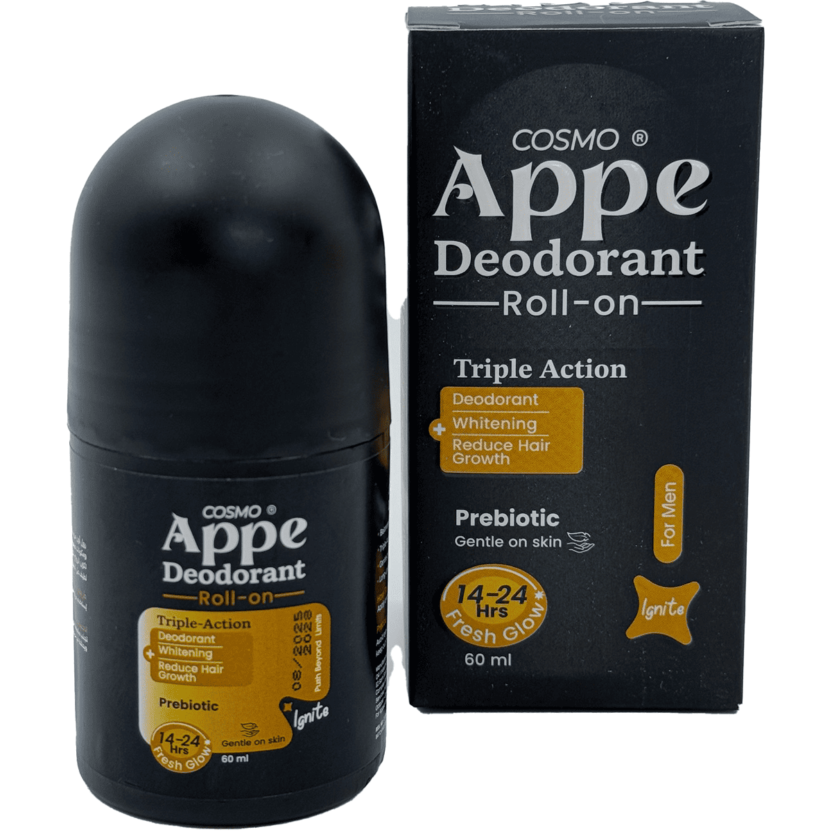 Cosmo Appe Ignite Deodorant Roll On For Men 60 ml image number 0
