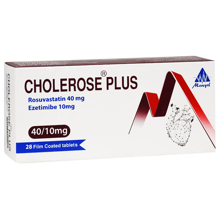 Cholerose Plus 40/10mg 28 Film Coated Tablet image number 0