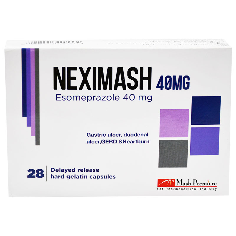 Neximash 40mg 28 Delayed Release Capsule image number 0