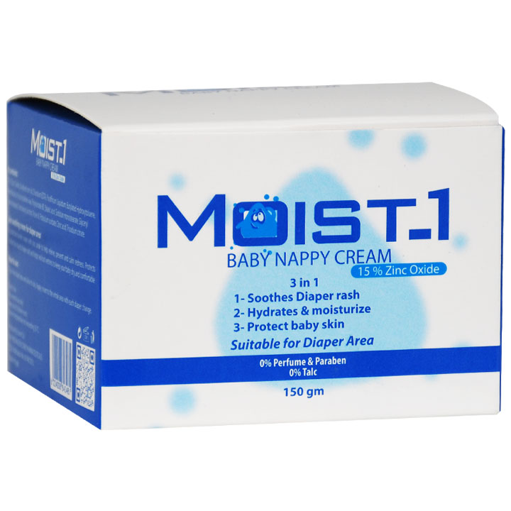 Moist 1 Baby Nappy Cream 150gm image number 0