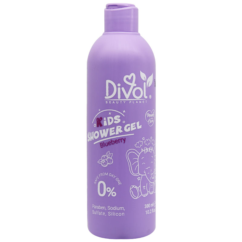 Divol Kids Shower Gel Blueberry 300ml image number 0