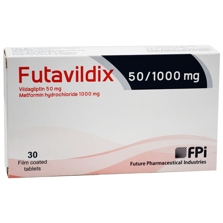 Futavildix 50/1000mg 30 Film Coated Tablet image number 0
