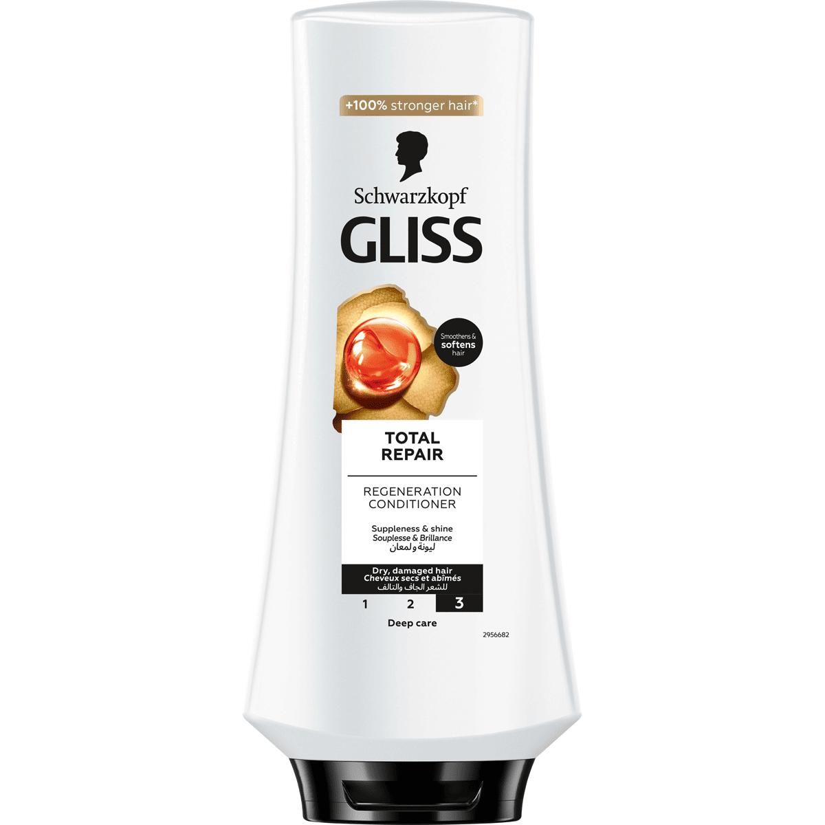Gliss Total Repair Dry & Damaged Hair Conditioner 400ml image number 0