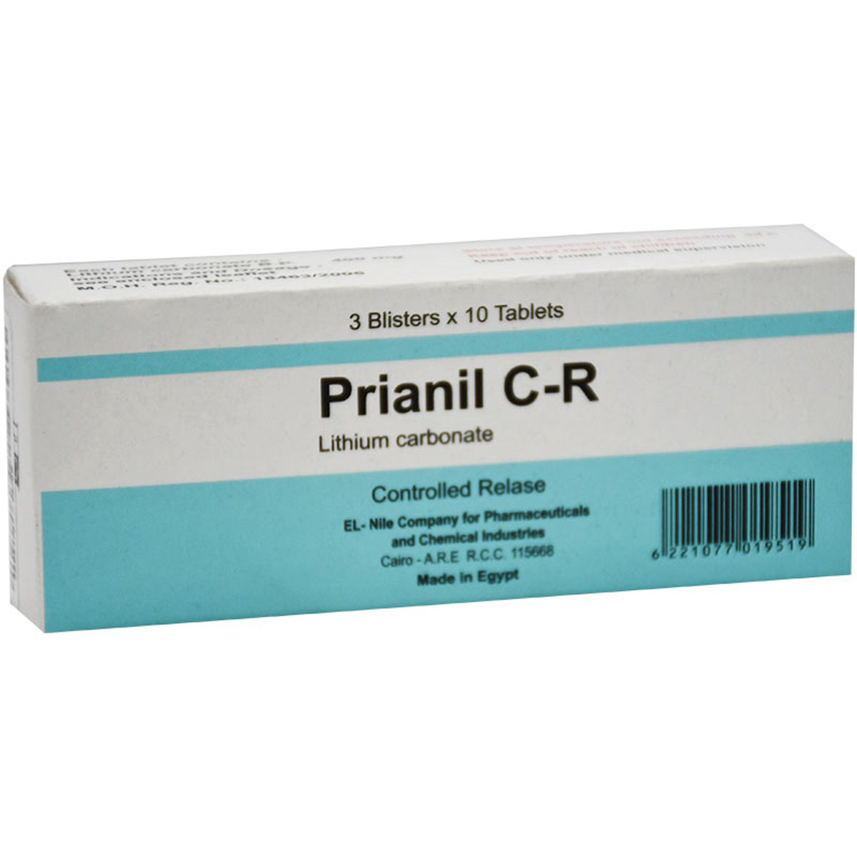Prianil CR 400mg 30 Controlled Release Scored Tablet image number 0