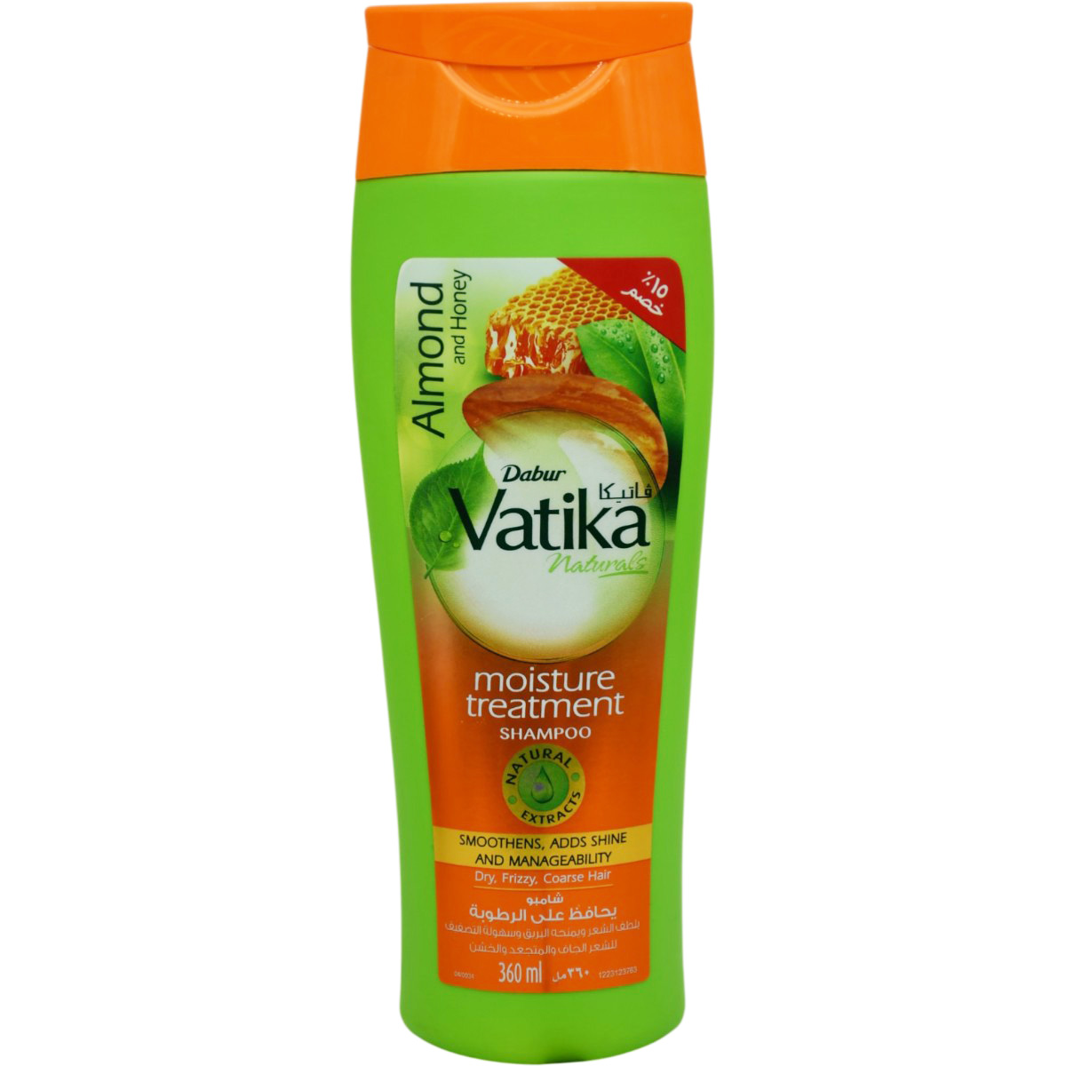 Vatika Almond and Honey Moisture Treatment Shampoo 360ml (Offer Pack) image number 0
