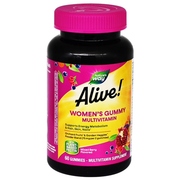 Alive Womens Mixed Berry Flavor 60 Gummy image number 0