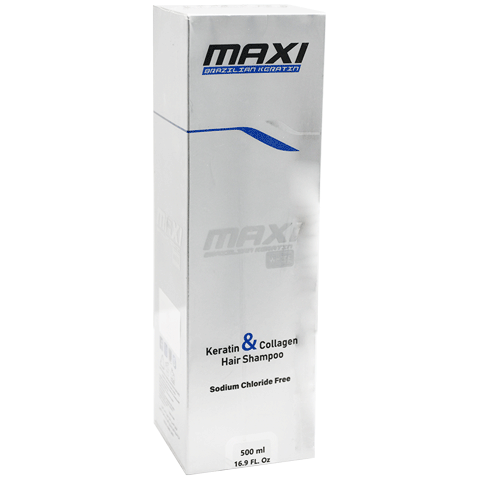 Maxi White Keratin & Collagen Hair Shampoo 500ml image number 0