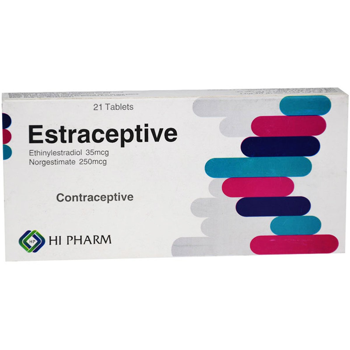 Estraceptive (35mcg + 250mcg) 21 Tablets image number 0