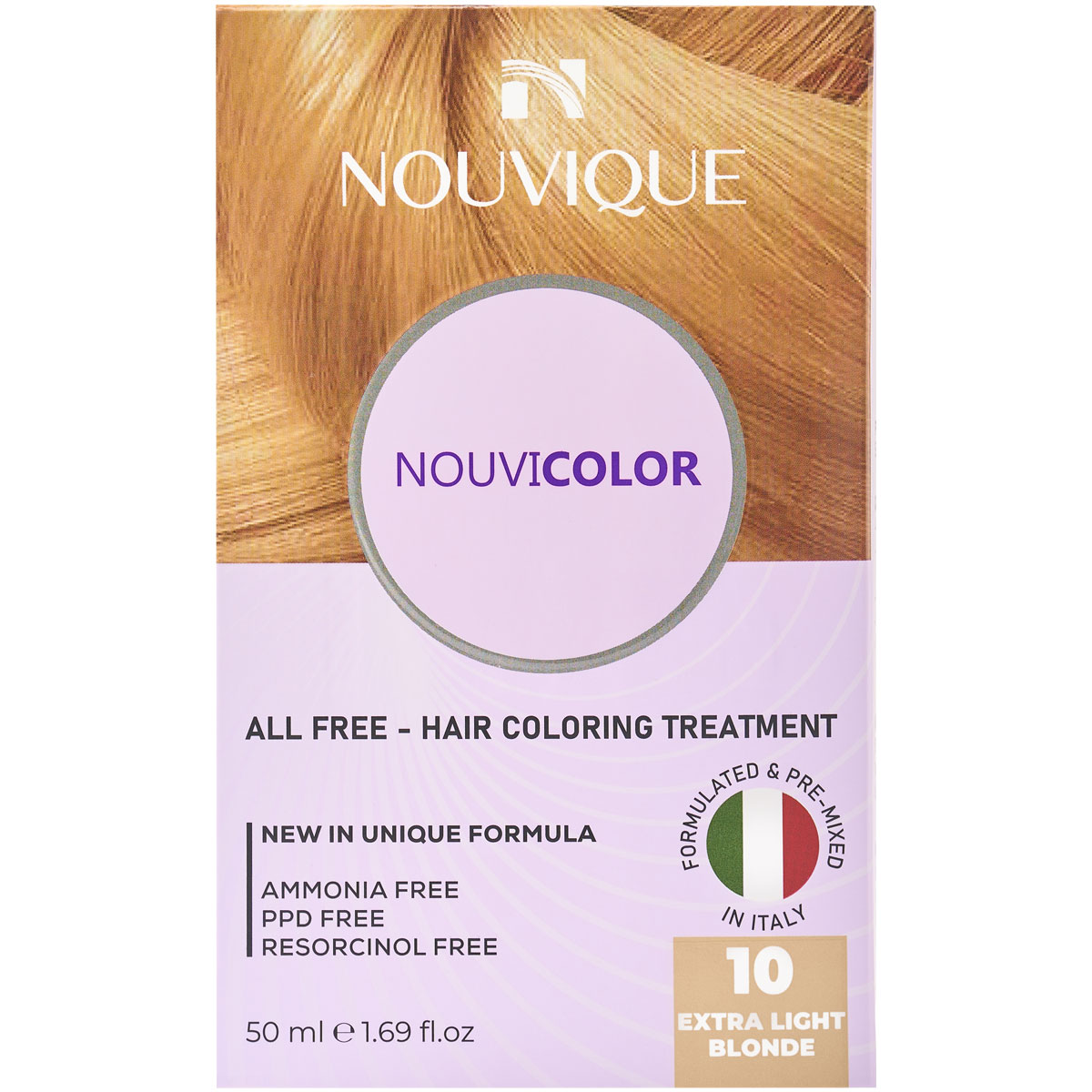 Nouvique Nouvicolor Hair Extra Light Blonde 50 ml/10 image number 0
