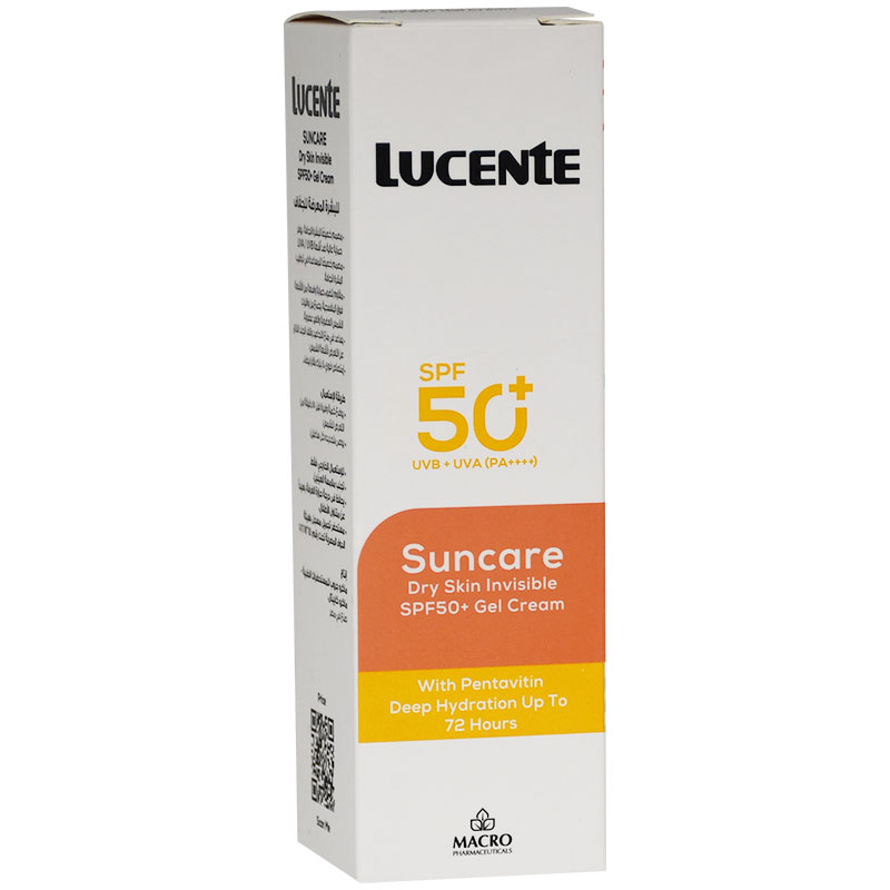 Lucente Suncare Spf(50+) For Dry Skin Invisible Gel Cream 50ml image number 0