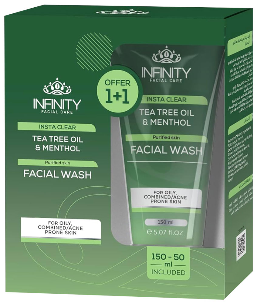 Infinity Insta Clear Facial Wash (150ml + 50ml) (Offer Pack) image number 0