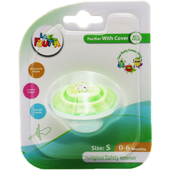 La Frutta Pacifier With Cover From (0-6 Months) Small/22281 image number 0