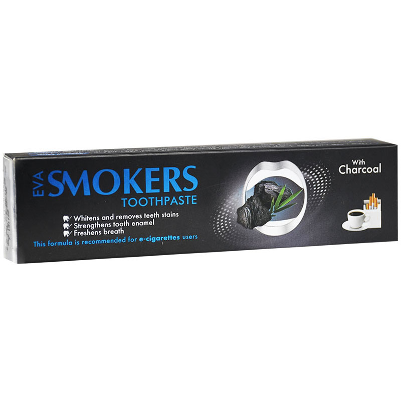 Eva Smokers ToothPaste Charcoal 50gm image number 0