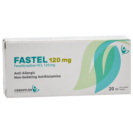 Fastel 120mg 20 Film Coated Tablet image number 0