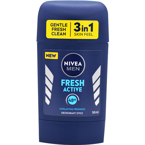 Nivea Fresh Active Deoderant Stick For Men 50ml image number 0