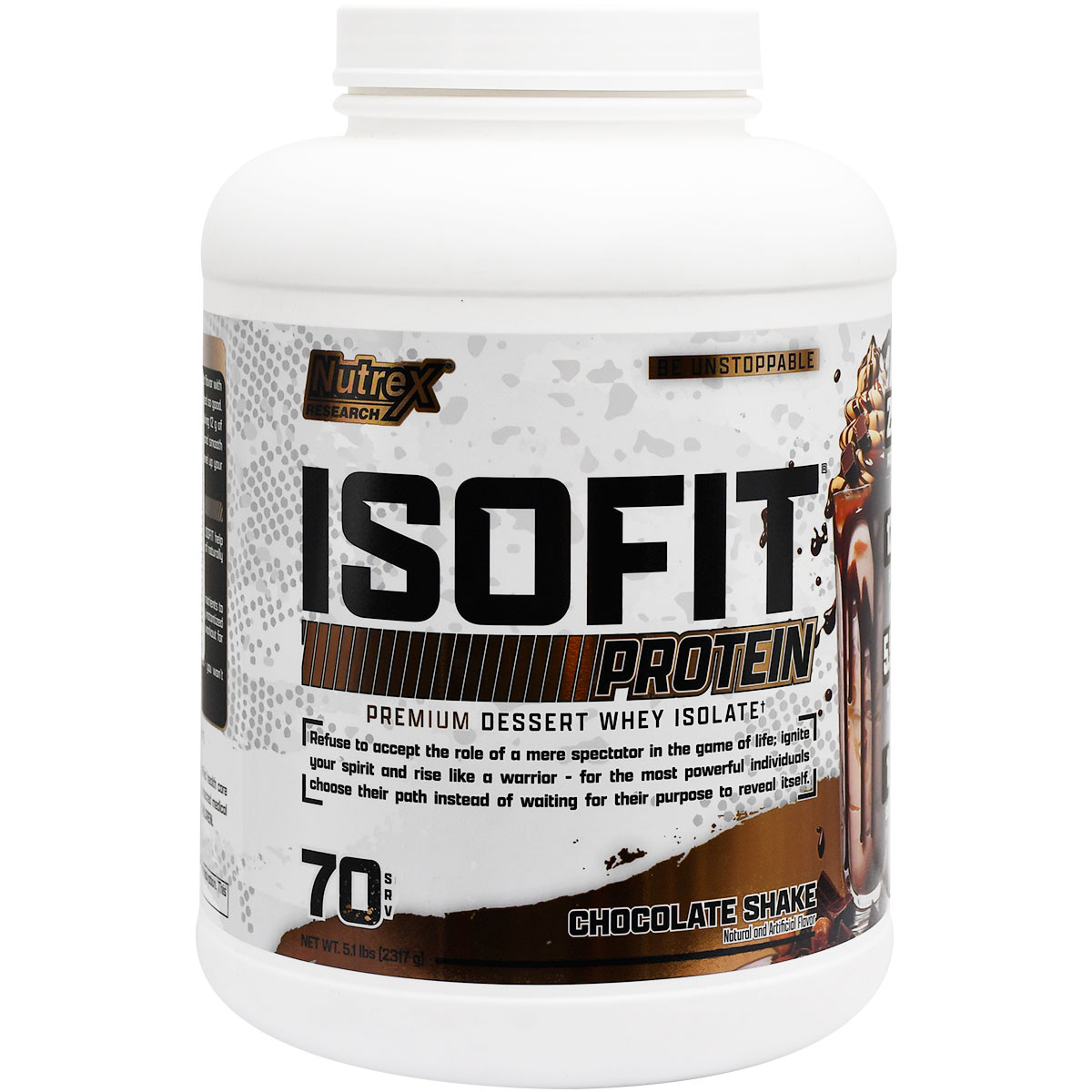 Isofit Whey Protein Isolate Chocolate Shake 2317gm image number 0
