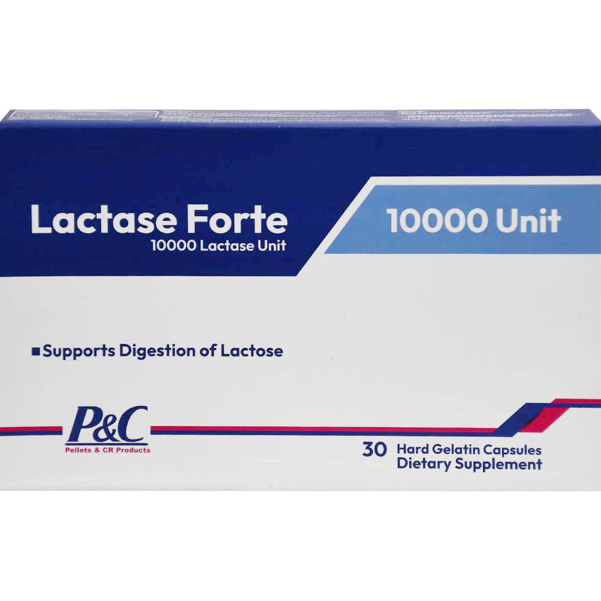 Lactase Forte 10000 Iu 30 Hard Gelatin Capsules image number 0