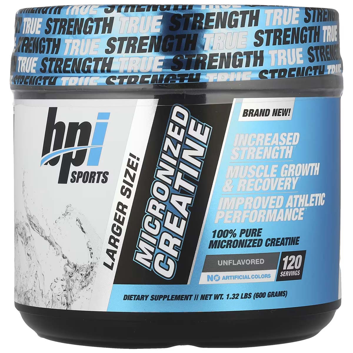 Micronized Creatine Unflavored 600gm image number 0