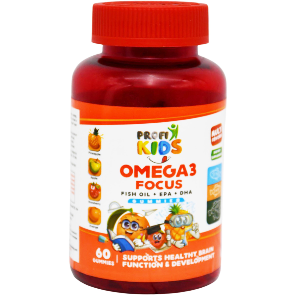Profikids Omega 3 Focus 60 Gummies image number 0