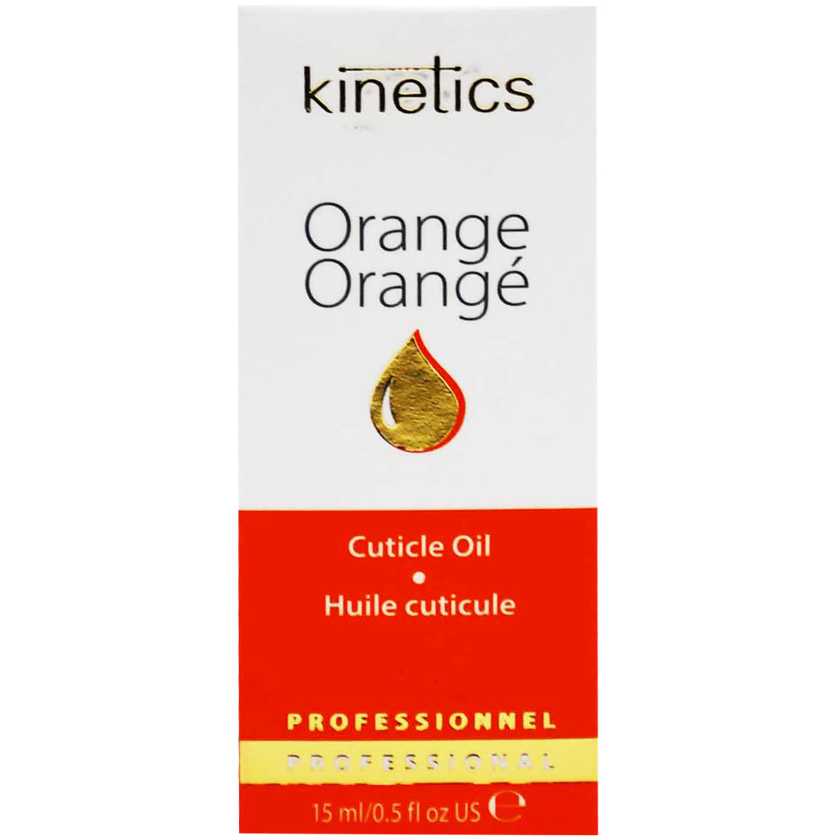 Kinetics Cuticle Oil Orange 15 ml image number 0