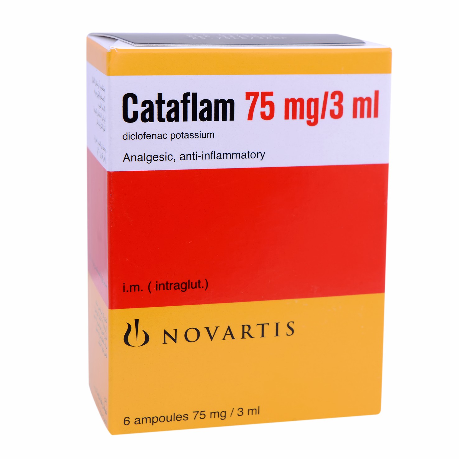 Cataflam 75Mg/3ml 6 Ampoules image number 0