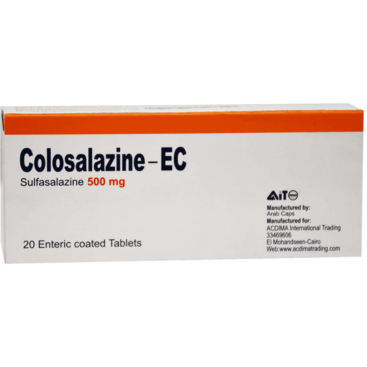 Colosalazine Ec 500mg 20 Tablets image number 0
