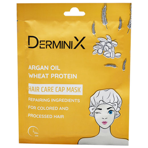 Derminix Argan Oil and Wheat Protein Hair Cap Mask image number 0