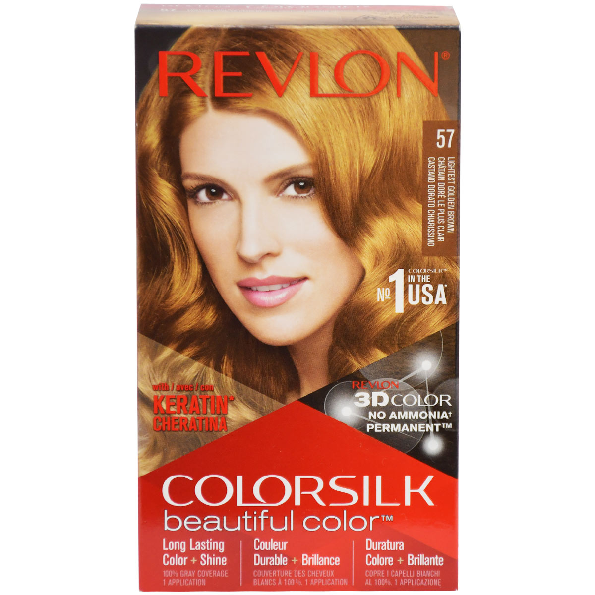 Revlon Colorsilk Lightest Golden Brown/57 image number 0