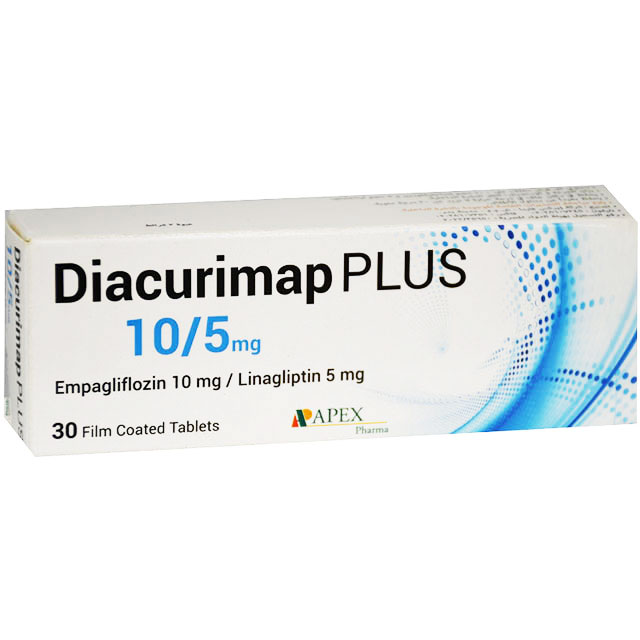 Diacurimap Plus 10/5mg 30 Film Coated Tablets image number 0