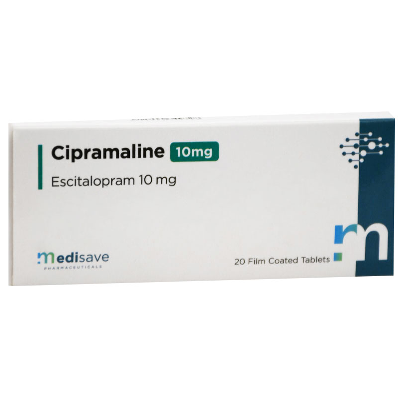 Cipramaline 10mg 20 Scored Film Coated Tablet image number 0