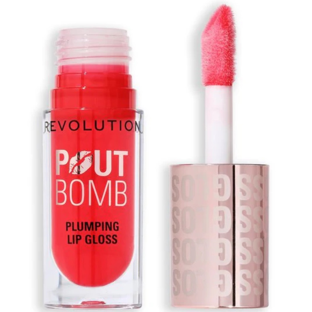 Revolution Pout Bomb Plumping Gloss Cherry Sheer Red image number 0