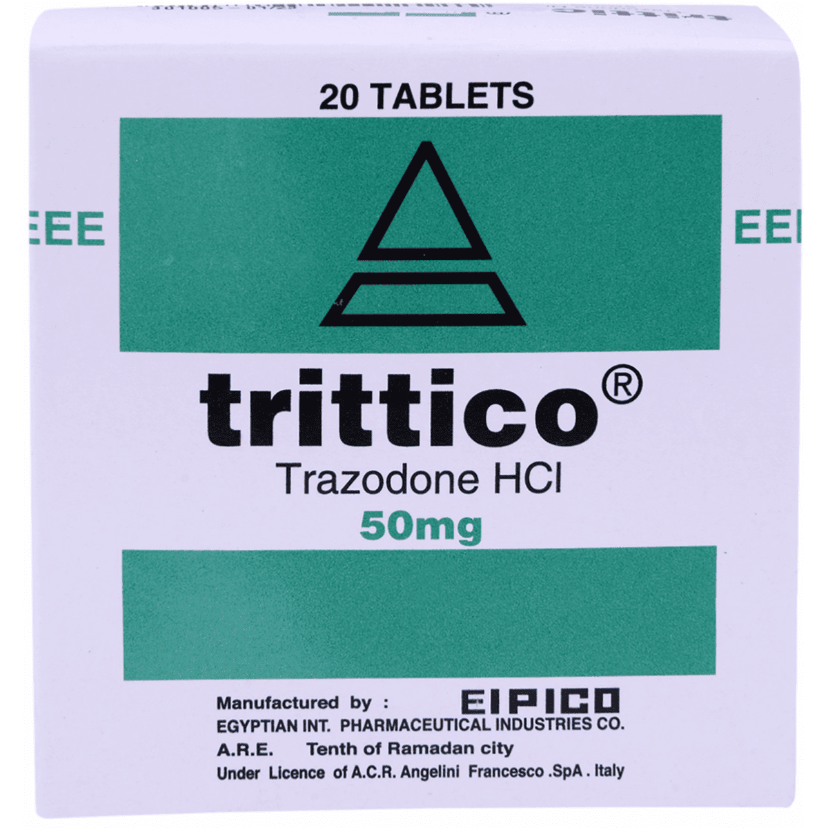 Trittico 50mg 20 Tablets image number 0