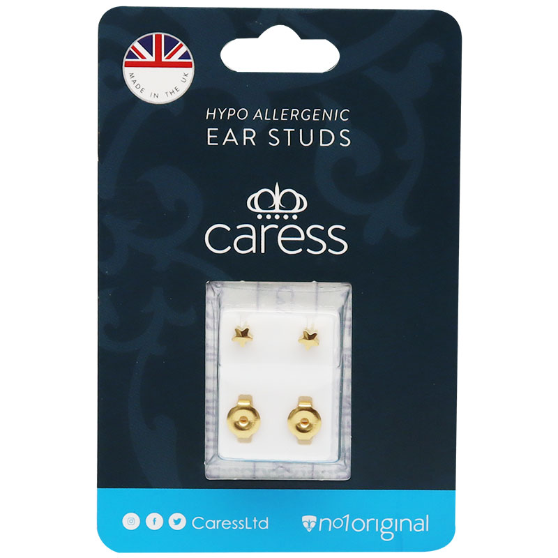Caress Ear Studs Star/12 image number 0